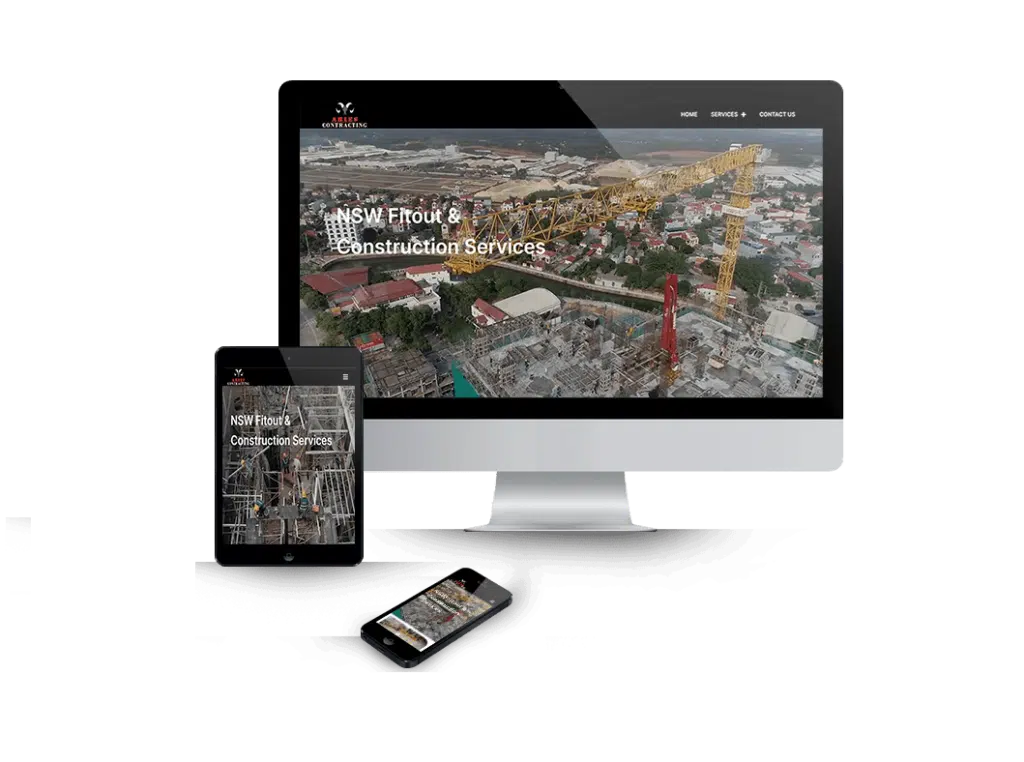 Our Portfolio: Client #3 Industrial web design Sydney