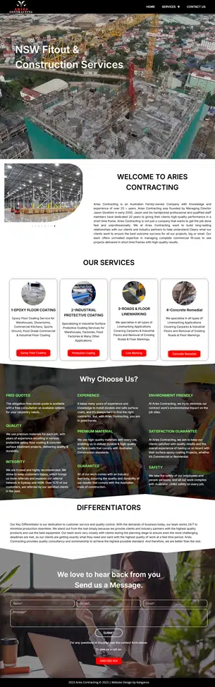 Construction Web Design